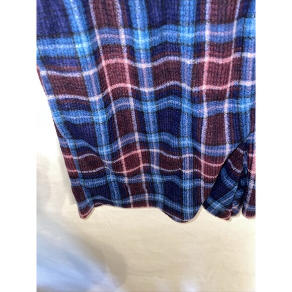 Eddie Bauer Sleep Shorts Womens Sz Small Multicolor Plaid Stretch Waist Inseam 4 - Picture 6 of 12